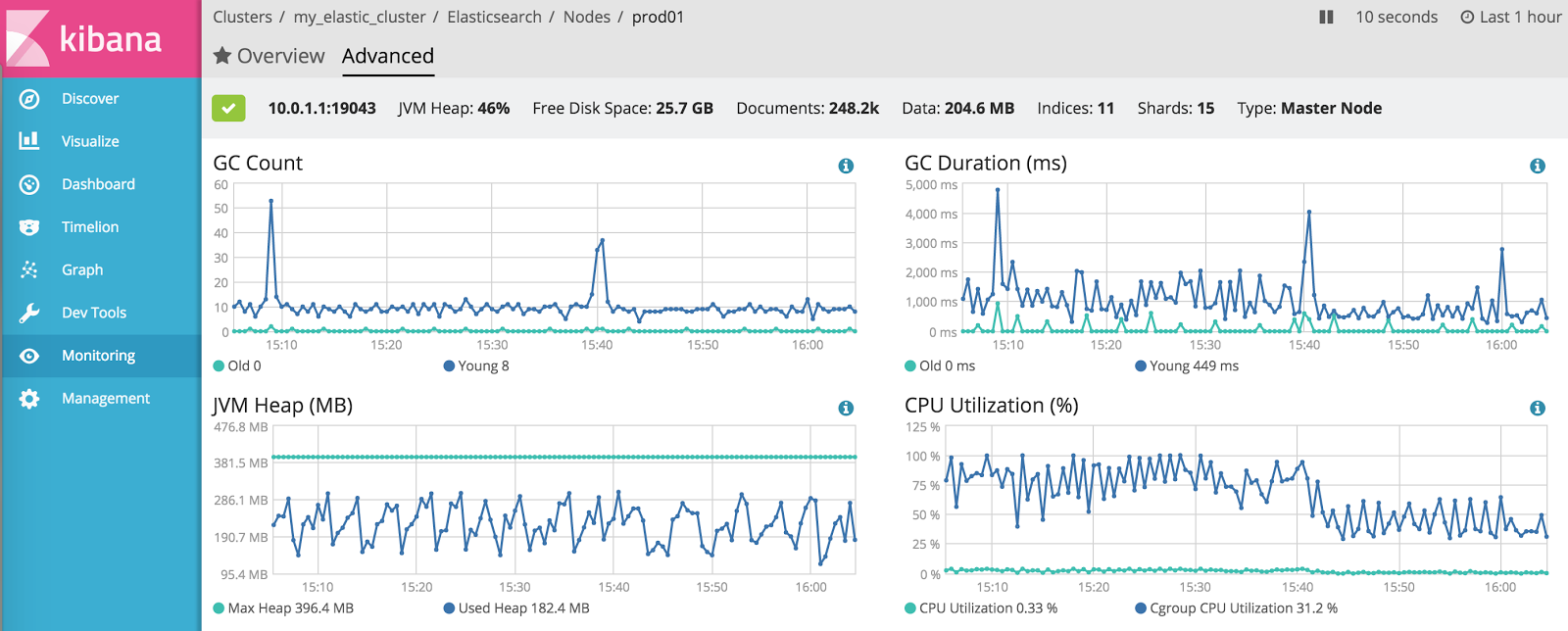 Monitoring Elasticsearch in Containers