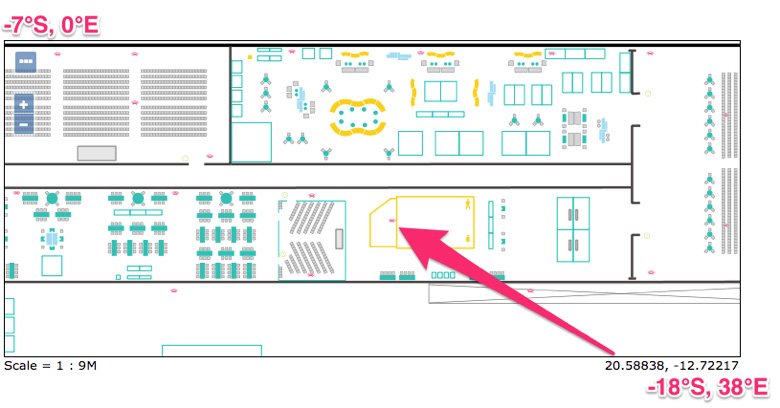 Example AP Point — Note the Pink AP icons and the associated lat, lon.