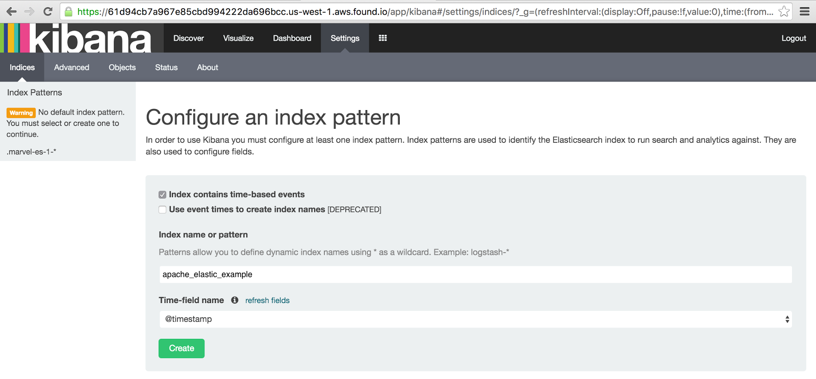 Configuration fields. Elk Elasticsearch. Create Index Elastic. Wildcard-запись. Timely selected.