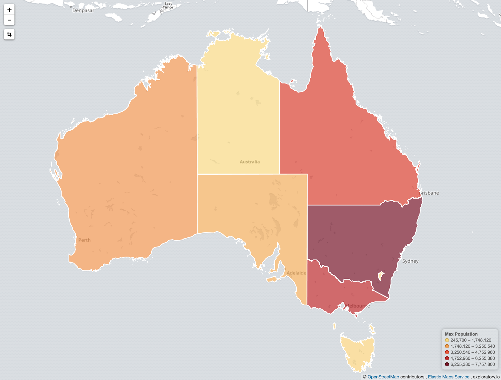 Choropleth Map Of Australia Custom Region Maps In Kibana 6.0 | Elastic Blog